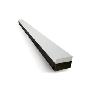 LAMPARA LINEAL NEGRA LUZ BLANCA