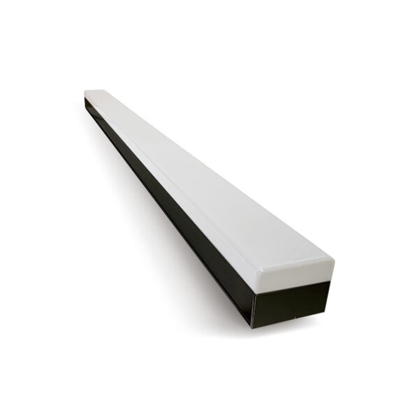 LAMPARA LINEAL NEGRA LUZ BLANCA