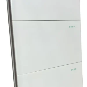 INTERRUPTOR TRIPLE LINEA DIAMANTE BLANCO