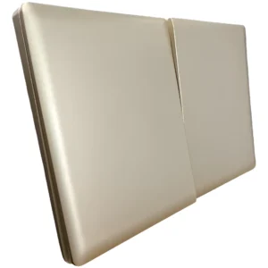 INTERRUPTOR DOBLE LINEA ARENA DORADO