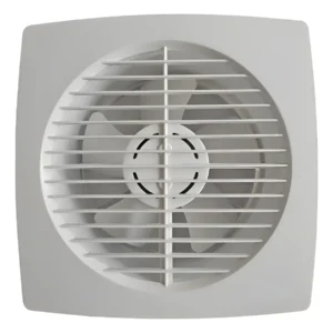 Extractor De Aire Para Baño O Cocina 8 Pulgadas Con Rejilla Blanco