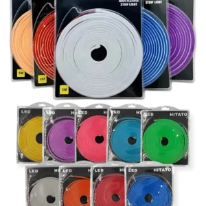 Neon Flex 110v Rollo X5 Mts 6mm Corte 10 Cm No Requiere Adp