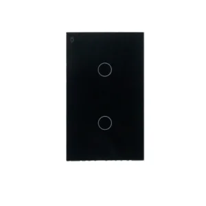 INTERRUPTOR DOBLE WIFI NEGRO