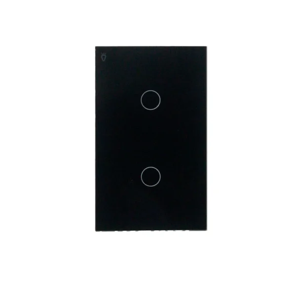 INTERRUPTOR DOBLE WIFI NEGRO
