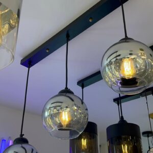 LAMPARA DE CRISTAL 3 UNIDADES