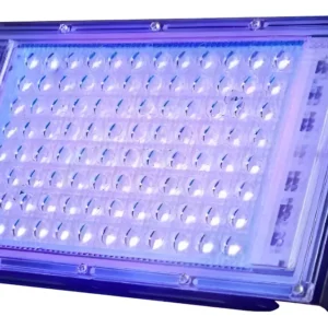 Reflector Ultravioleta 100w Led Luz Negra Lámpara Neon 110v Negro