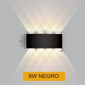 Lampara Decorativa Aplique Pared Luz Calida Ojo De Lupa 8w