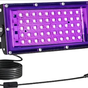 Reflector Led 50w Uv Ultravioleta 395nm 405nm Fluorescente Negro Ultravioleta Uv