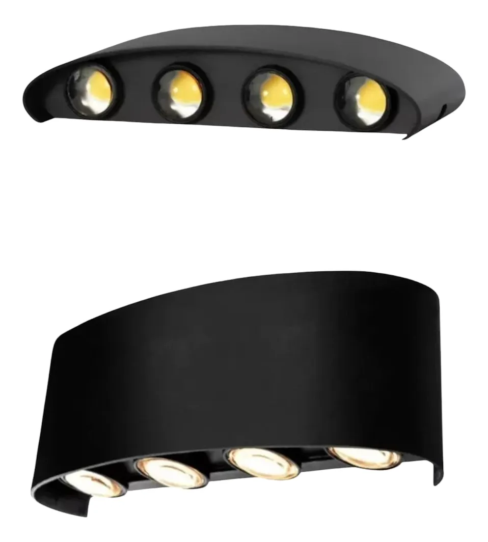 Lampara Decorativa Aplique Pared Luz Calida Ojo De Lupa 8w - Image 2