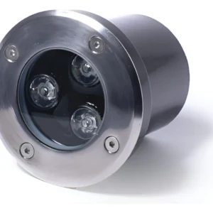 Bala Led De Piso 3w Luz Calida Para Piso Y Pared Cálido