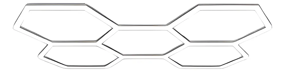 Hexagono 44cm luz blanca - Image 2