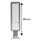 Lámpara Led Alumbrado Publico 200w Sin Fotocelda Gris Oscuro Blanco Cálido - Image 3