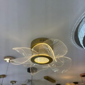 Lampara de flor luz calida