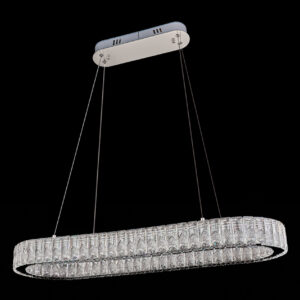 LAMPARA DECORATIVA TRES TONOS EN CRISTAL