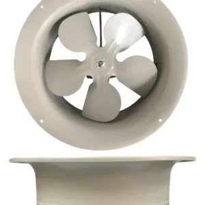 Extractor De Aire 10 Pulgadas Semi Industrial Aspa Metálica 110v Blanco