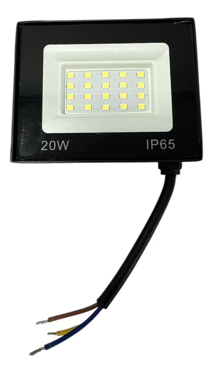 REFLECTOR LED 20W LUZ BLANCA ALTA POTENCIA