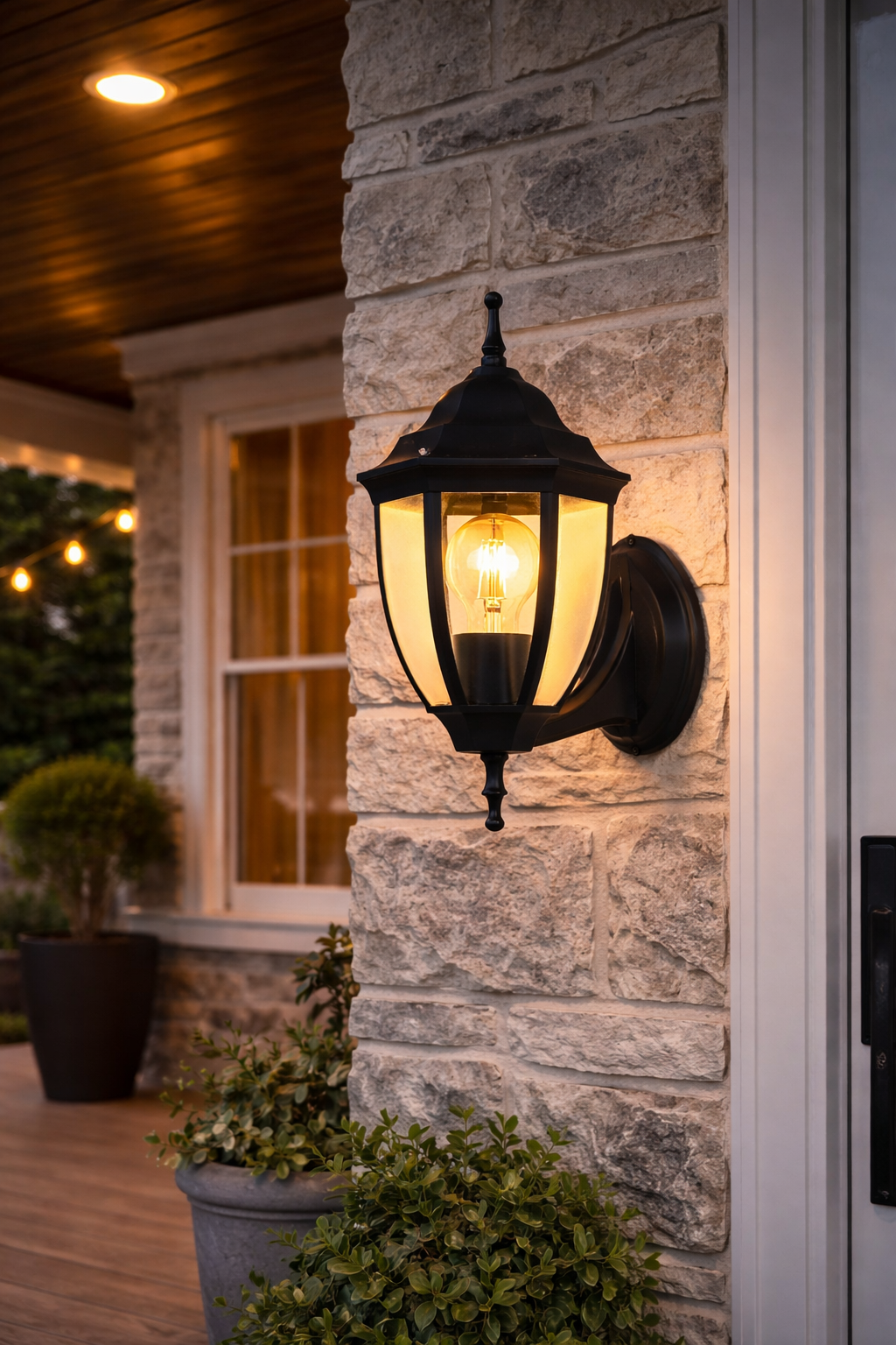 FAROL DE PARED + BOMBILLO - Image 2