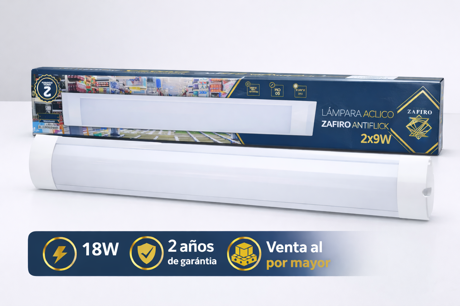 LAMPARA 60CM 18W LUZ BLANCA - Image 2